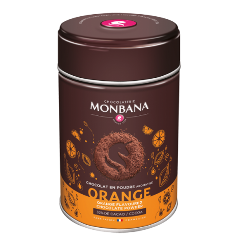 Chocolat en poudre Arome orange Monbana
