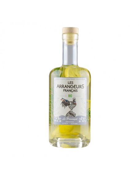 Armagnac arrangé Bio "Le Provençal" Citron & romarin - Les Arrangeurs Français